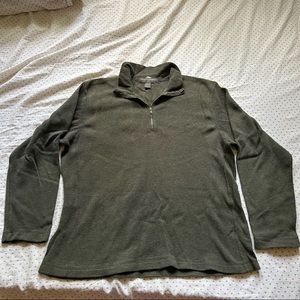 Banana republic quarter zip sweater cozy